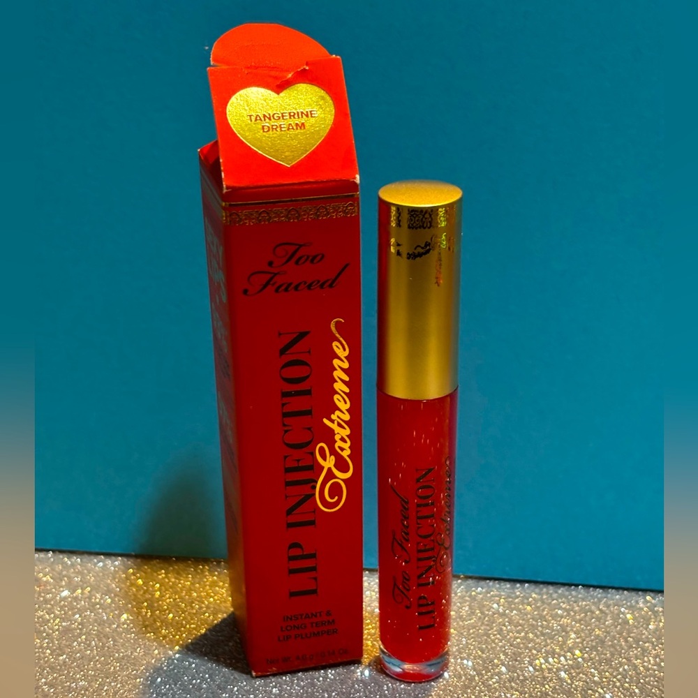 BNIB! Too Faced Lip Injection Extreme in Tangerine Dream 🍊👄